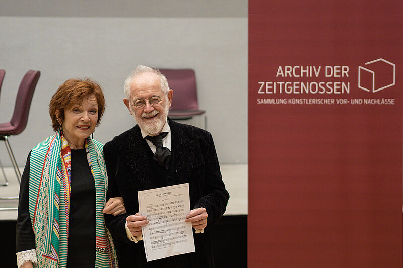 Christa und Kurt Schwertsik (c) Florian Schulte